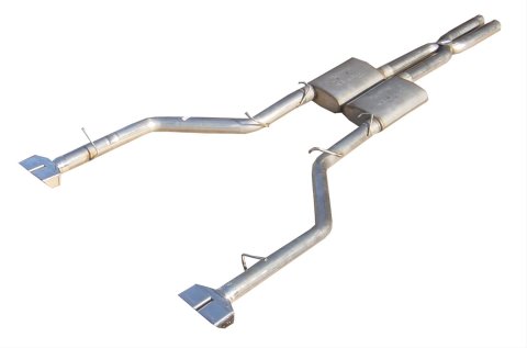 Pypes Street Pro Exhaust Systems SMC20SB System, Pro, Cat-Back, Stainless Steel, Natural, Dodge, Kit