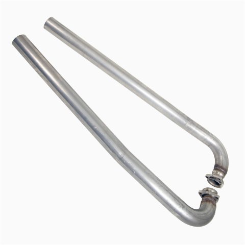Pypes Stainless Steel Exhaust Downpipes DGA13S Downpipes, Steel, Natural, 2.5 in. Diameter, 3-bolt, Pontiac, Passenger Car, Pair