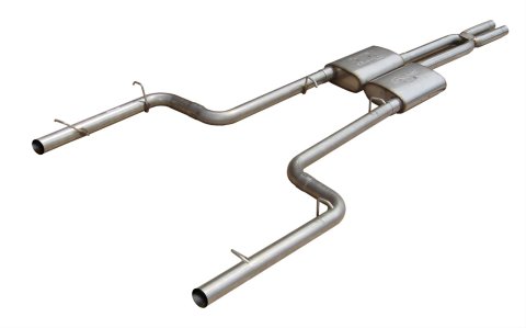 Pypes Street Pro Exhaust Systems SMC24S System, Pro, Cat-back, Stainless, Natural, Split Rear Exit, Dodge, 5.7L Hemi, Automatic, Kit