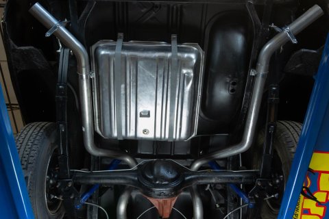 Pypes No-Muffler Exhaust Systems SGC10 System, No Mufflers, Crossmember Back, Stainless Steel, Natural, X-Pipe, Chevy, Fullsize, V8, Kit