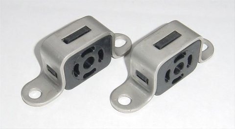 Pypes Exhaust Hangers TPHV6 Tail Pipe Hangers, Stainless Steel, Ford, Pair