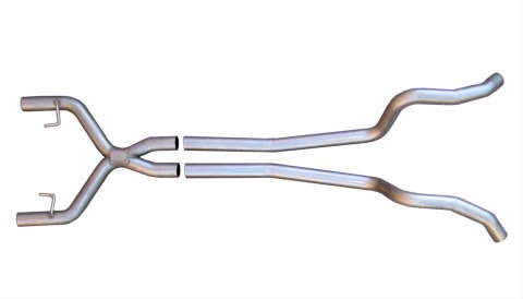 Pypes No-Muffler Exhaust Systems SFM65 System, Race Pro, Cat-Back, Stainless Steel, Natural, X-Pipe, Mid Pipes Only, Ford, 4.0L, Kit