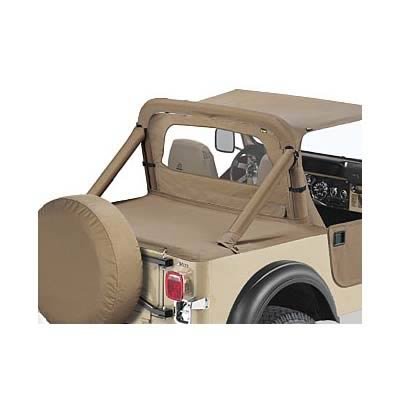 Bestop Sport Bar Covers for 1980-1983 CJ5, 1980-1986 CJ7, 1981-1985 SCRAMBLER - 8000704 Cover, Vinyl, Tan, Jeep, Kit