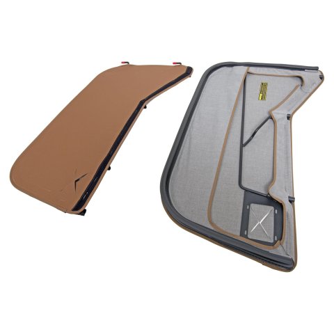 Bestop 2-Piece Soft Doors for 1976-1986 CJ7 - 5177837 Doors, 2-piece, Fabric, Spice, Sunrider and Supertop, Driver and Passenger Side, Jeep, Pair