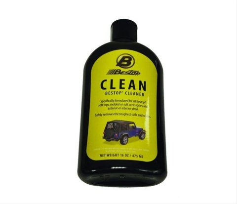 Bestop Cleaner 1121100 Cleaner, Retail Package, Single 16-oz bottle, boxed,