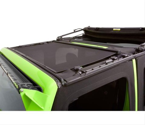 Bestop Retractable Sunshades for 2007-2018 WRANGLER, 2018 WRANGLER JK - 5240511 Sunshade, Black, Jeep, Each