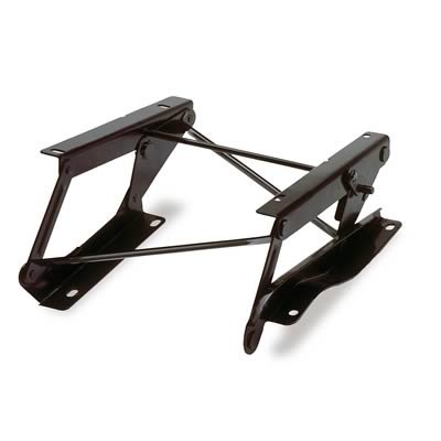 Bestop Seat Risers for 1976-1983 CJ5, 1976-1986 CJ7, 1987-1995 WRANGLER - 5125301 Brackets, Riser, Driver Side, Steel, Black, Jeep, Each