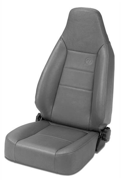 Bestop TrailMax II Sport Black Vinyl Seat 3943401 Seat, II, Highback Front Bucket, Reclining, Vinyl, Black, Jeep, Each