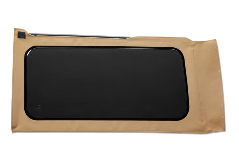 Bestop - Soft Top Windows for 2018-2026 WRANGLER 58307-71 OE Replacement Windows; Jeep 2018-23 Wrangler JL (Quarter Left Hand; 2-Door; Tan Twill; Tinted)