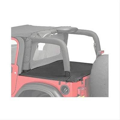 Bestop Duster Deck Covers for 2003-2006 WRANGLER - 9001235 Soft Top, Cover, Polymer Cloth, Black Diamond, Jeep, Each