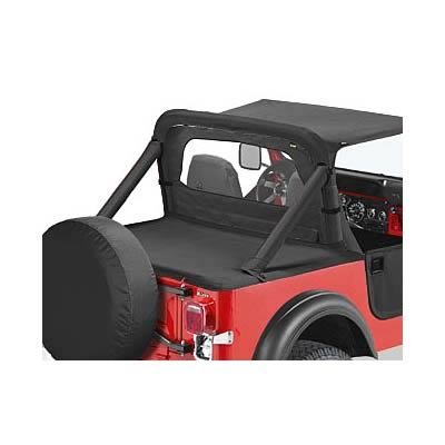 Bestop Sport Bar Covers for 1980-1983 CJ5, 1980-1986 CJ7, 1981-1985 SCRAMBLER - 8000701 Cover, Vinyl, Black, Jeep, Kit