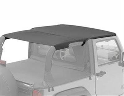 Bestop Safari Header Bikini Tops for 2010-2017 WRANGLER, 2018 WRANGLER JK - 5258335 Soft Top, Bikini, Polymer Cloth, Black Diamond, Jeep, Each