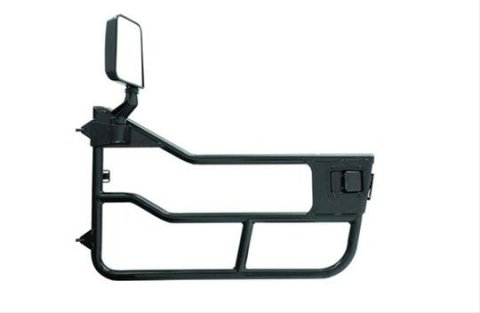 Bestop HighRock 4x4 Element Doors for 1980-1986 CJ7, 1981-1985 SCRAMBLER, 1987-1995 WRANGLER - 5182401 Doors, Element, Lower Half, Steel, Black Powdercoated, Matte, Jeep, Pair