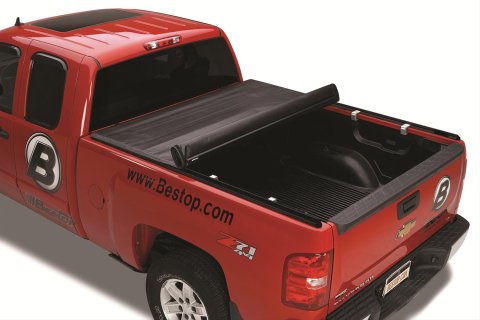 Bestop EZ Roll Tonneau Covers for 2015-2025 CANYON, COLORADO - 1921901 Cover, Roll, Soft Roll-Up, Vinyl, Black, Chevy, GMC, 5 ft. Truck Bed Length, Each