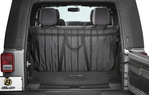 Bestop Soft Top Storage Bags for 2007-2018 WRANGLER, 2018 WRANGLER JK - 4281101 Bag, Nylon, Black, Jeep, Each