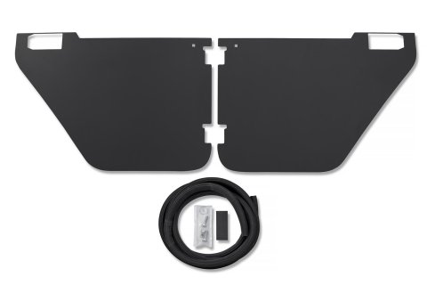 Bestop HighRock 4x4 Element Door Enclosure Panels for 2020-2025 GLADIATOR, 2018-2026 WRANGLER - 5174501 Panels, 2020-21 Gladiator, 2018-21 Wrangler JL 4-Door, Rear Doors, Black