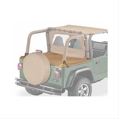 Bestop Duster Deck Covers 9001137 Soft Top, Cover, Polymer Cloth, Spice, Jeep, Each