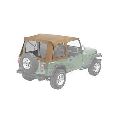 Bestop Supertop Replacement Skins 5579937 Soft Top, Skin, Polymer Cloth, Spice, Jeep, Each