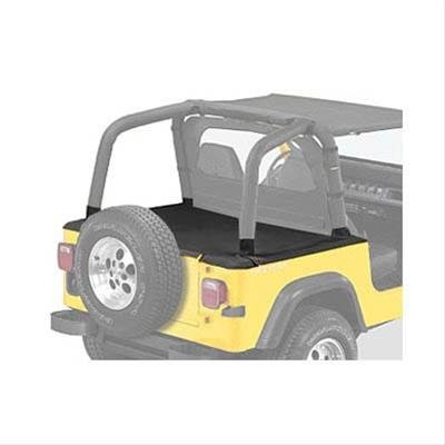 Bestop Duster Deck Covers for 1992-1995 WRANGLER - 9000815 Soft Top, Cover, Polymer Cloth, Black Denim, Jeep, Each