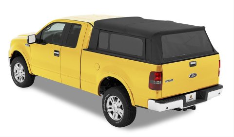 Bestop Supertops for Trucks 2004-2020 F-150, TITAN, 2016-2020 TITAN XD - 7630535 Soft Top, Supertop Truck Bed Cover, Canvas, Black Diamond, Ford, Each