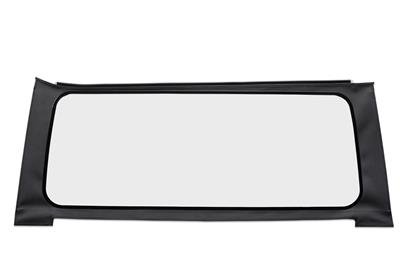 Bestop - Soft Top Windows for 2018-2026 WRANGLER 58308-35 OE Replacement Windows; Jeep 2018-23 Wrangler JL (Rear; 2-Door or 4-Door; Black Vinyl; Clear)