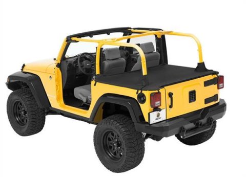 Bestop Duster Deck Covers for 2007-2018 WRANGLER, 2018 WRANGLER JK - 9003135 Soft Top, Cover, Polymer Cloth, Black Diamond, Jeep, Each
