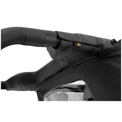 Bestop Sound Bar Caps for 2007-2018 WRANGLER, 2018 WRANGLER JK - 8004035 Cap, Fabric, Black Diamond, Each