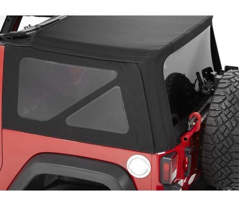 Bestop - Soft Top Windows for 2007-2018 WRANGLER, 2018 WRANGLER JK 5844374 Window Kit, Pebble Beige Twill, Tinted