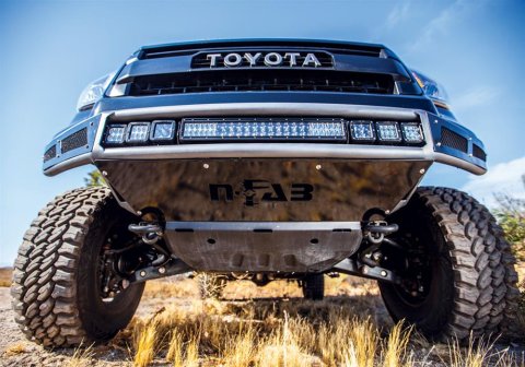 N-FAB M-RDS Pre-Runner Front Bumpers for 2007-2013 TUNDRA - T071MRDS-TX Bumper, Pre-runner Bumper, Fabricated, Steel, Black Textured Powdercoated, Toyota, Each