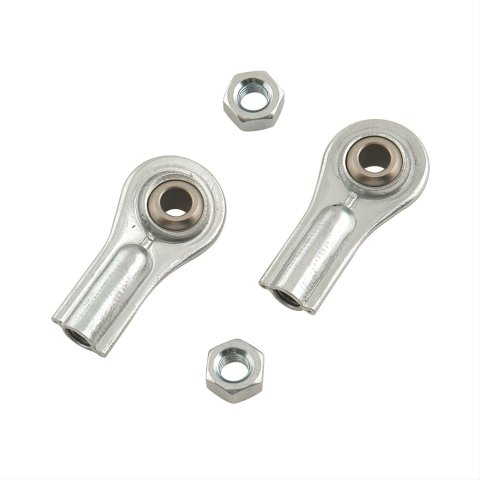 Mr. Gasket Carburetor Linkage Rod Ends 3812G End, Linkage, 1/4 in.-28, Female Threads, 1-piece, Steel, 0.250 in. Bore, Pair