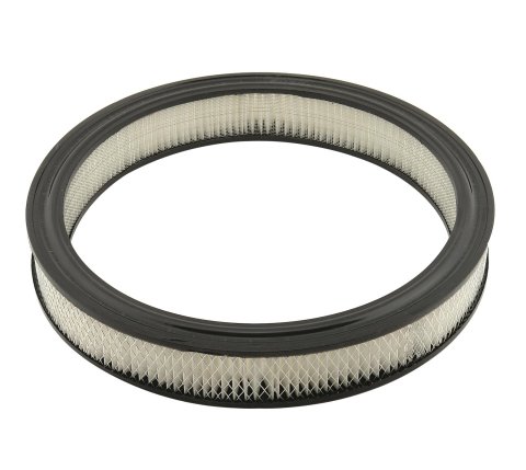Mr. Gasket Air Filters 1480A Filter Element, Round, Paper, White, Replacement for MRG-1480, Each