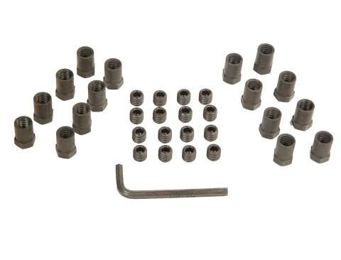 Mr. Gasket Sure-Lock Rocker Arm Nuts 924G Polylocks, 7/16 in.-20 Thread, .544 in. Outside Diameter, Set of 16