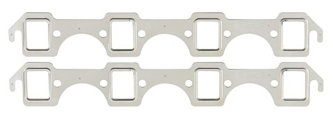 Mr. Gasket MLS Header Gaskets 4825G Exhaust Gaskets, Header, Stainless Steel, Stock Port, Ford, Small Block, Pair