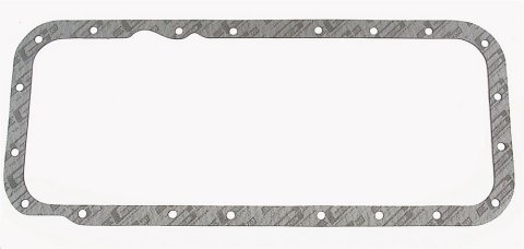 Mr. Gasket Oil Pan Sets 397 Gasket, Rubber-Coated Fiber, Chrysler, Dodge, Jenson, Plymouth, Big Block, Each