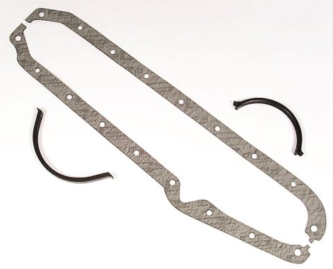 Mr. Gasket Oil Pan Sets 196 Gasket, Multi-Piece, Cork/Rubber, Chevy, Small Block, V8, Kit