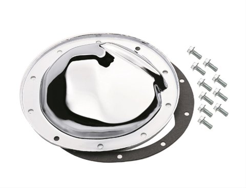 Mr. Gasket Chrome 10 Bolt GM 8.5 Inch Differential Cover 9891 Cover, Steel, Chrome, GM, in., 10-Bolt, Kit