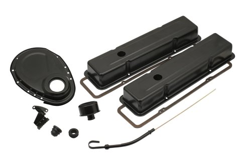 Mr. Gasket Engine Dress-Up Kits 9834BP KIT, DRESS-UP SB CHEV FLAT BLK