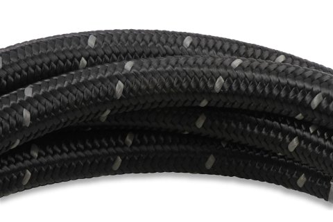 Mr. Gasket Black Nylon Braided AN Hose -10 10 ft. 841010 Hose, Size, Fluoroelastomer, Outer, Black, 0.830 in. O.D., -40 degrees F To 302 degrees F, 350 psi, 10.00 Length, Each