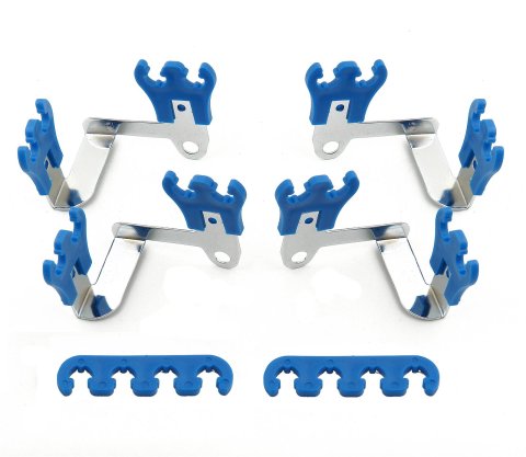 Mr. Gasket Wire Looms and Divider Kits 9880 Spark Plug Loom; Competition Style Loom Kit; Contains Eight 2 Hole Looms; Two 4 Hole Separators; 4 L