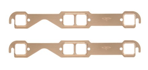 Mr. Gasket CopperSeal Exhaust Gaskets 7151MRG Gaskets, Header, Copper, Square Port, Chevy, Small Block, Pair