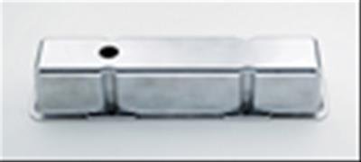 Mr. Gasket Diecast Aluminum Valve Covers 6854 Covers, Tall, Cast Aluminum, Polished, Plain, Chevy, Small Block, Pair