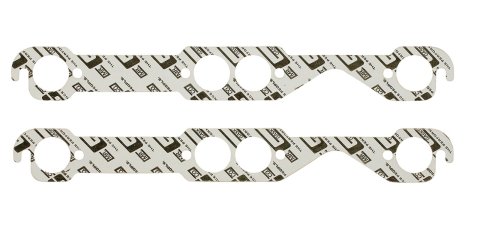 Mr. Gasket Exhaust Gaskets 150B Gaskets, Header, High-Temperature White, Chevy, Small Block, Pair