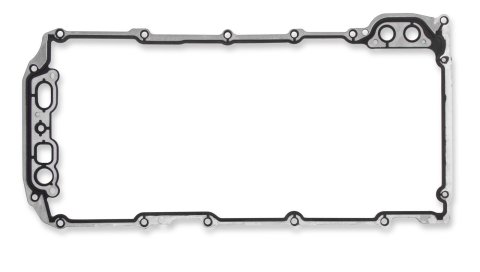 Mr. Gasket Oil Pan Sets 61060G Gasket, 1-Piece, Rubber/Aluminum, Chevy, Small Block, Each