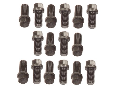 Mr. Gasket Header Bolts 919G Bolts; Hex Head; 0.375 in.-16 x 0.75 in.; 16 pc.