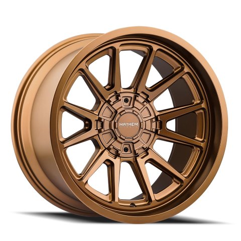 Mayhem Intrepid 8116 Matte Bronze Wheels 18x9 Wheel, 8116, 18 in. x 9 in., Aluminum, Satin, Bronze, 4.53 in. Backspace, 3.43 in. Center Bore, -12.00mm, 5 x 4.50 in., Each