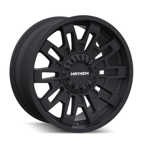 Mayhem Cortex 8113 Matte Black Wheels 17x9 MAYHEM CORTEX MATTE BLACK 17X9 5-127/5-139.7 -12MM 87.1MM
