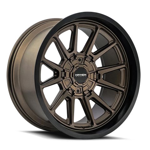 Mayhem Intrepid 8116 Matte Bronze Wheels 8116-2156MZ MAYHEM INTREPID MATTE BRONZE 20X10 5-114.3/5-127 -24MM 87MM