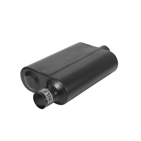 Flowmaster Super 44 Series Steel 2.25 Inch Muffler 942446 Muffler, Series, in. Inlet/2.25 in. Outlet, Steel, Black, Each
