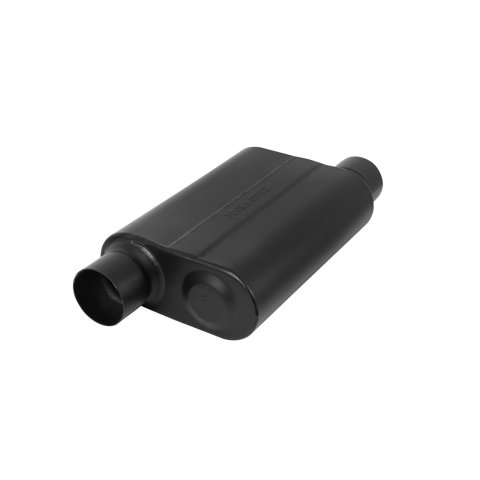 Flowmaster Stainless Steel Super 44 Series 409 3 Inch Muffler 843048 Muffler, Series, in. Inlet/3 in. Outlet, Steel, Black, Each