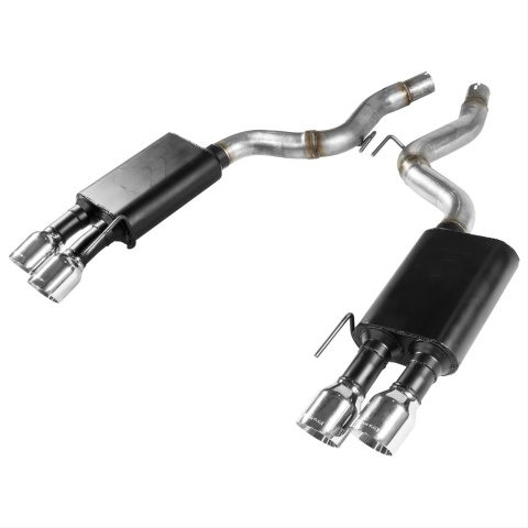 Flowmaster Stainless Steel American Thunder Exhaust Systems 817807 System, Thunder, Axle-back, Steel, DOR, Moderate/Aggressive Sound, Ford, Mustang GT, 5.0L, Kit